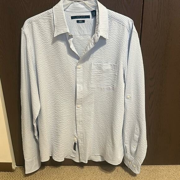 Perry Ellis slim fit stretch button down shirt - Picture 1 of 4